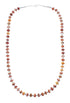 Navajo Oyster Shell Genuine Sterling Silver Bead Necklace Set JX130643